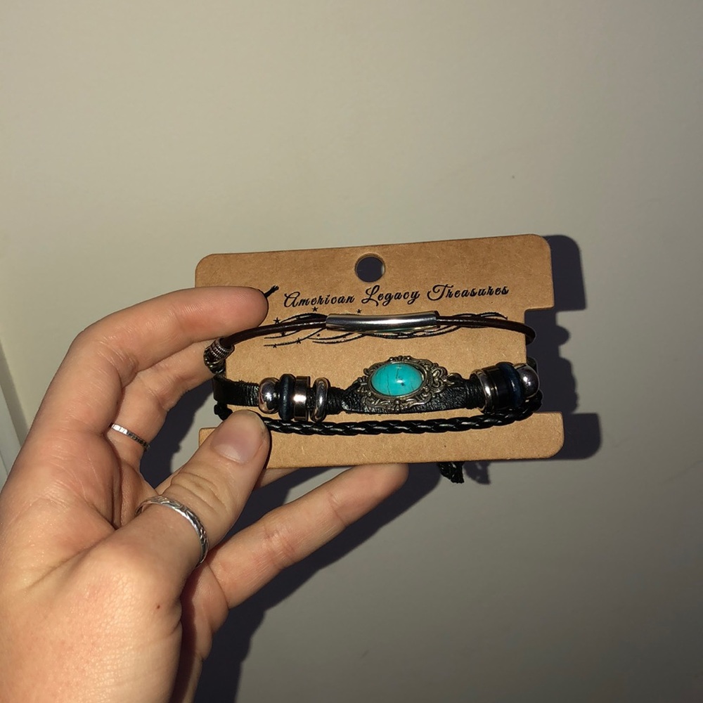 American Legacy Treasures leather bracelet